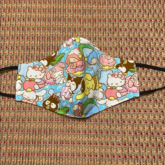 Hello Kitty Accessories - Hello Kitty Face Mask - Hand Made